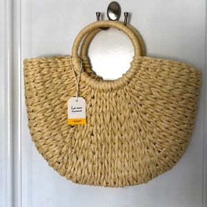 NWT L’Occitane woven handbag